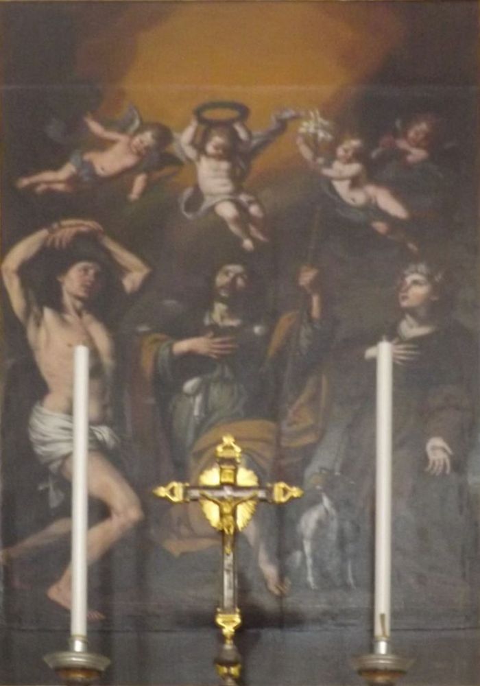 Santu Rokku, Santa Rosalia u San Bastjan, Rotunda Mosta, Stefano Erardi